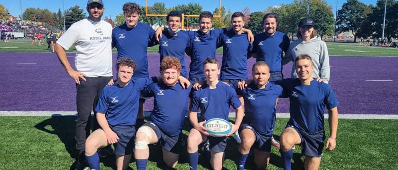 Partie de rugby masculin