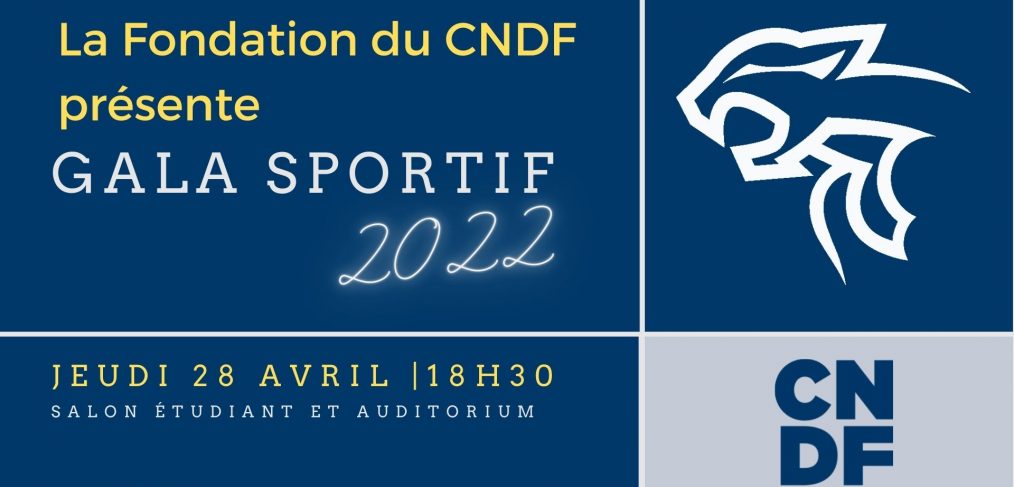 Gala Sportif 2022, une présentation de la Fondation du CNDF