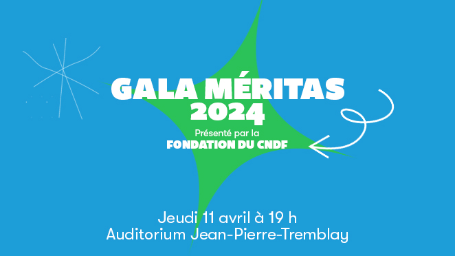 Gala Méritas 2024, une présentation de la Fondation du CNDF