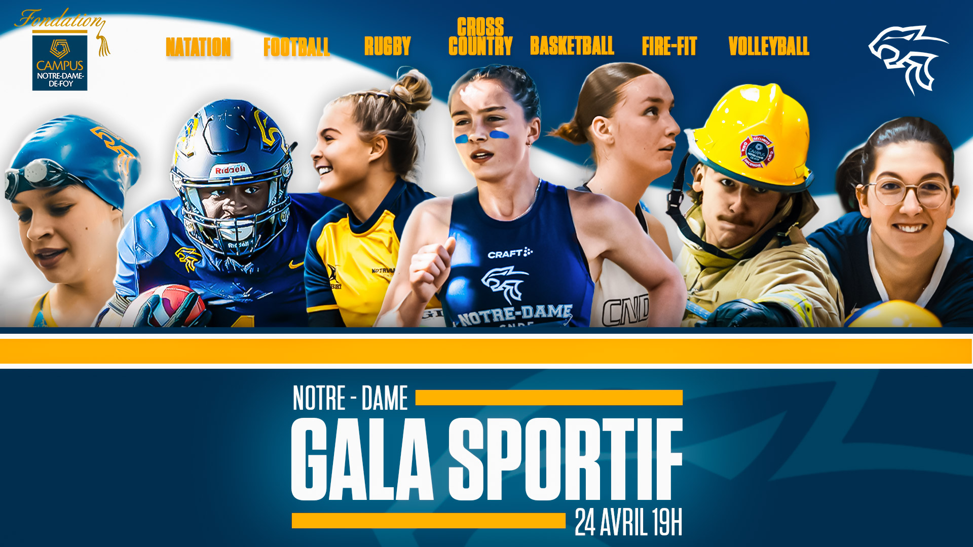 Gala sportif du Notre-Dame, une présentation de la Fondation du CNDF