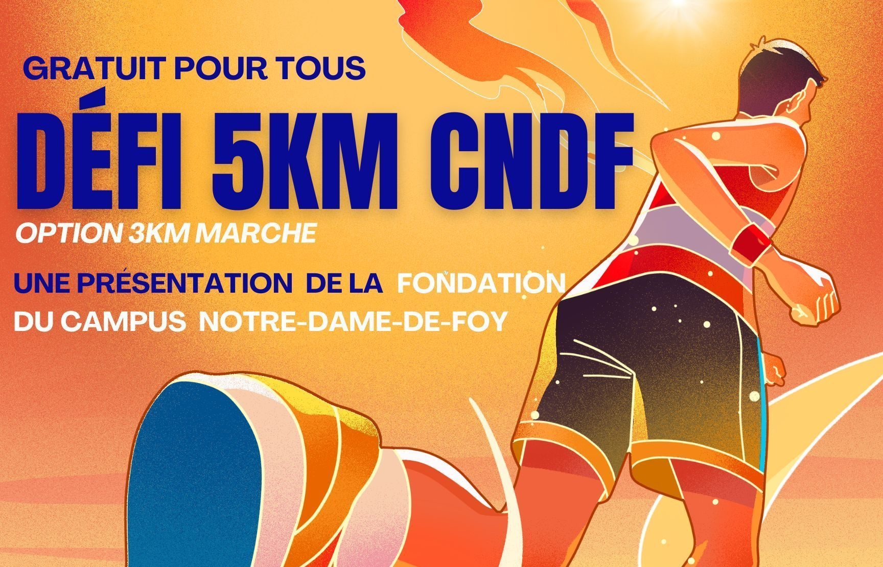 Défi 5 km, une présentation de la Fondation du CNDF